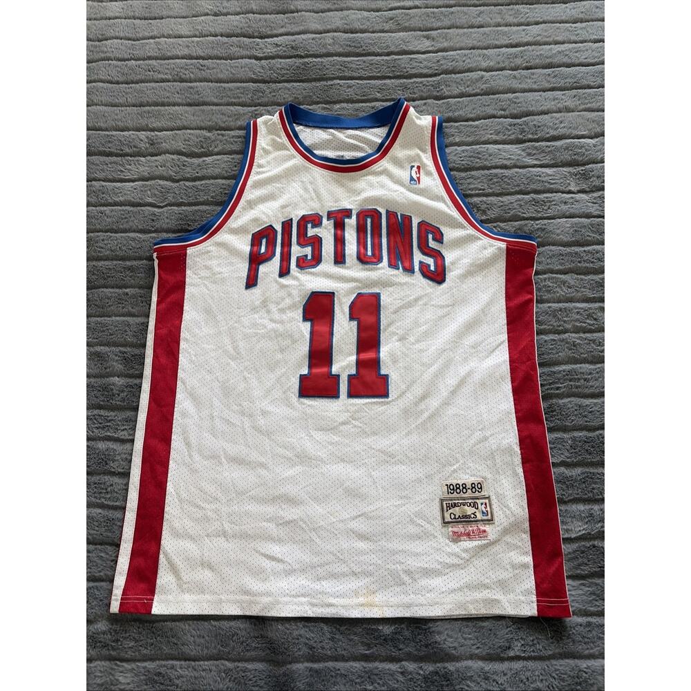 Nba Gold Isiah Thomas 11 Pistons Mitchell And Ness Swingman Jersey READ DESCRIPT